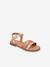 Sandales cuir enfant Iba PAR M. BELARBI corail 1 - vertbaudet enfant 