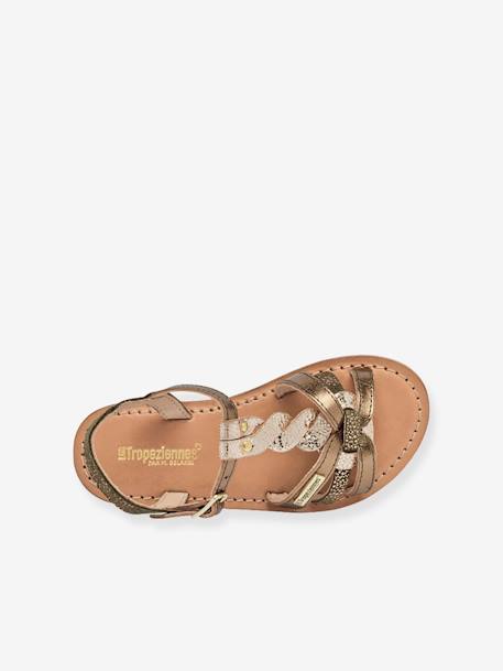 Sandales cuir enfant Badami PAR M.BELARBI bronze+marron 3 - vertbaudet enfant 