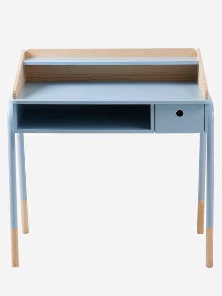 Bureau Maternelle Funny Bleu – Vertbaudet – Avec Rangement & Bacs Colorés