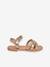 Sandales cuir enfant Badalia PAR M. BELARBI beige doré 2 - vertbaudet enfant 