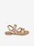 Sandales cuir enfant Bamako BY M. BELARBI argent+multicolore 5 - vertbaudet enfant 
