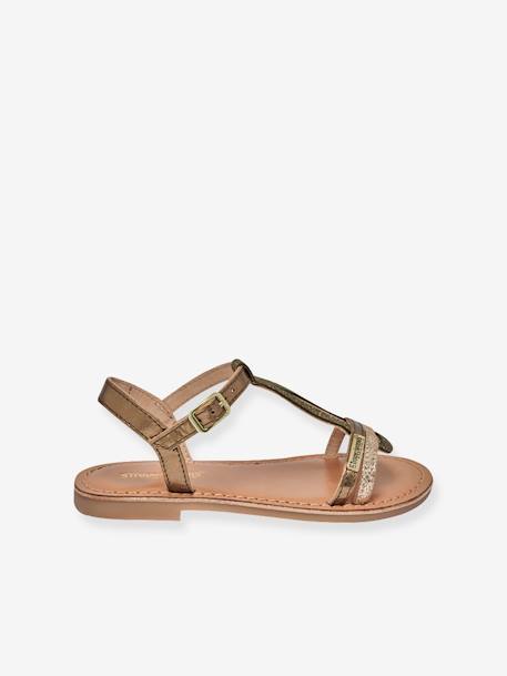 Sandales cuir enfant Bada PAR M. BELARBI beige doré+bronze 5 - vertbaudet enfant 