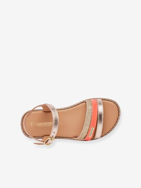 Sandales cuir enfant Iba PAR M. BELARBI corail 3 - vertbaudet enfant 
