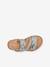 Sandales cuir enfant Bamako BY M. BELARBI argent+multicolore 3 - vertbaudet enfant 