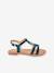 Sandales cuir enfant Backle PAR M. BELARBI blanc+fuchsia+turquoise 8 - vertbaudet enfant 