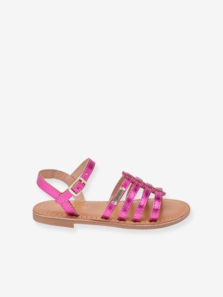 Sandales Berlioz beige doré+fuchsia 5 - vertbaudet enfant 