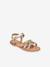 Sandales cuir enfant Badalia PAR M. BELARBI beige doré 1 - vertbaudet enfant 