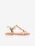 Sandales cuir enfant Bada PAR M. BELARBI beige doré+bronze 2 - vertbaudet enfant 