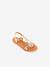 Sandales cuir fille Badou PAR M. BELARBI argent+beige doré+marine 4 - vertbaudet enfant 
