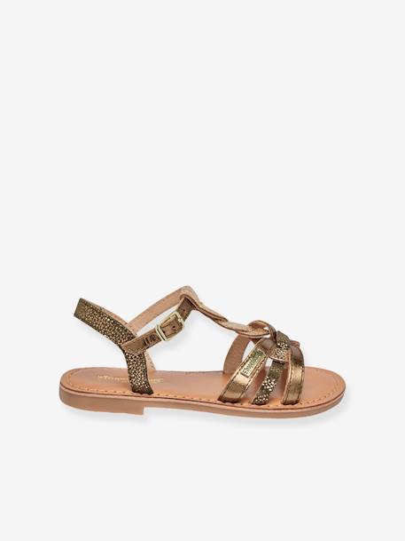 Sandales cuir enfant Badami PAR M.BELARBI bronze+marron 2 - vertbaudet enfant 