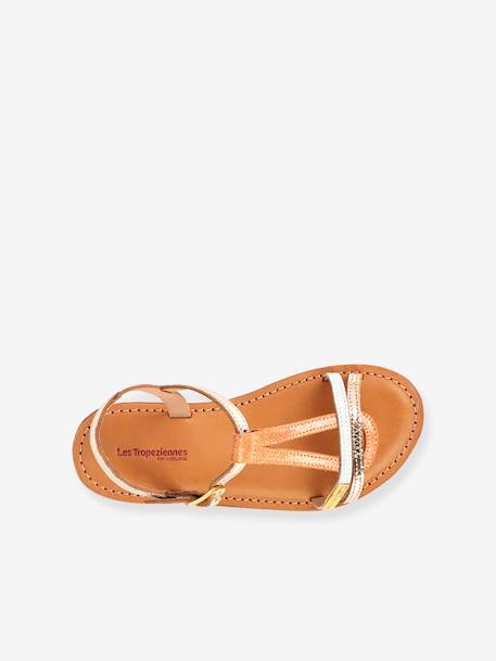 Sandales cuir enfant Bada PAR M. BELARBI beige doré+bronze 3 - vertbaudet enfant 