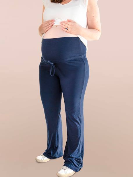 Pantalon de grossesse bootcut Pio marine 2 - vertbaudet enfant 