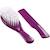 THERMOBABY Brosse et peigne - Prune VIOLET 1 - vertbaudet enfant 