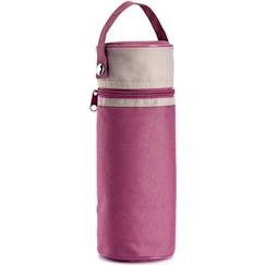 Puériculture-Poussette-THERMOBABY PORTE BIBERON ISOTHERME Rose Orchid‚e