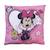 Coussin imprimé 100% coton, DISNEY MINNIE SHOPPING. Taille : 40x40 cm ROSE 2 - vertbaudet enfant 