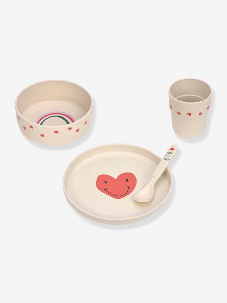 Coffret repas 4 pièces LÄSSIG bleu glacier+bleu jean+blush+Garden Explorer+Happy Rascals Cœur+Happy Rascals Smile+Little Forest, lapin+Little Forest, renard+Little Mateys orange épicée+Little Water baleine+rose poudré 17 - vertbaudet enfant 