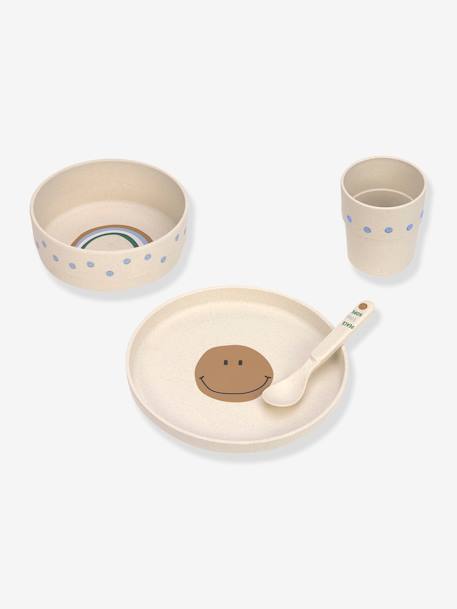 Coffret repas 4 pièces LÄSSIG bleu glacier+bleu jean+blush+Garden Explorer+Happy Rascals Cœur+Happy Rascals Smile+Little Forest, lapin+Little Forest, renard+Little Mateys orange épicée+Little Water baleine+rose poudré 21 - vertbaudet enfant 