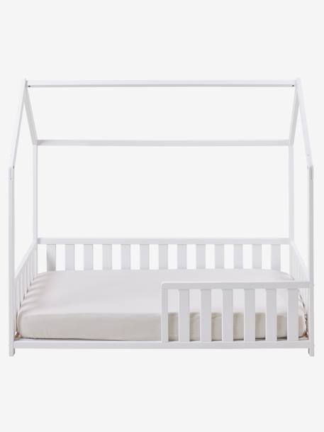 Lit enfant cabane 70x140 cm blanc 3 - vertbaudet enfant 