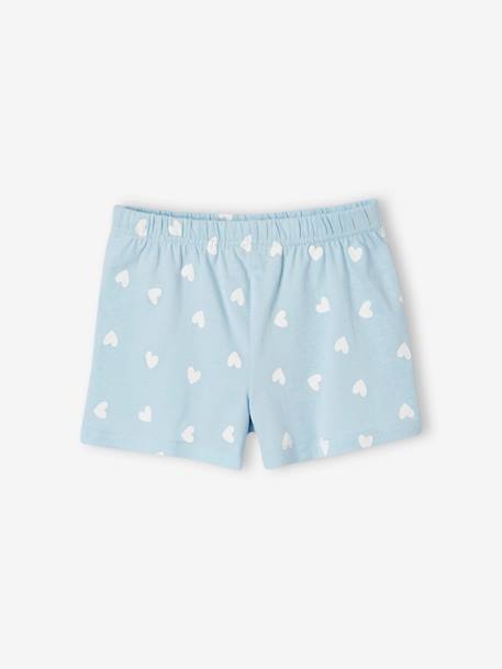 Pyjashort bicolore fille Disney® Lilo et Stitch Blanc/bleu grisé 3 - vertbaudet enfant 