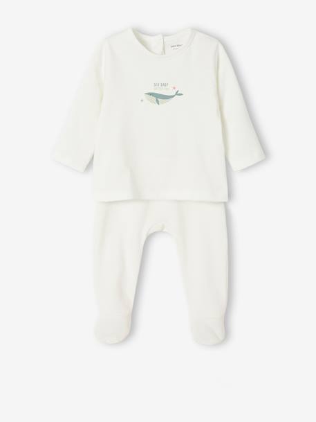 Lot de 2 pyjamas bébé 2 pièces en jersey bleu ciel 3 - vertbaudet enfant 