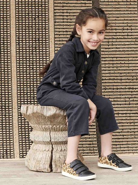 Combinaison fille style worker anthracite 5 - vertbaudet enfant 