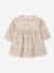 Ensemble bébé fille 3 pièces robe cardigan bandeau bleu grisé+corail+vieux rose 11 - vertbaudet enfant 