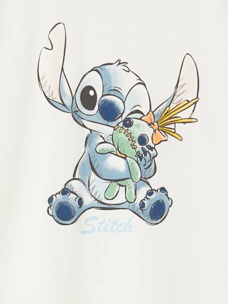 Pyjashort bicolore fille Disney® Lilo et Stitch Blanc/bleu grisé 5 - vertbaudet enfant 