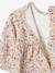 Ensemble bébé fille 3 pièces robe cardigan bandeau bleu grisé+corail+vieux rose 16 - vertbaudet enfant 