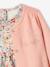 Ensemble bébé fille 3 pièces robe cardigan bandeau bleu grisé+corail+vieux rose 14 - vertbaudet enfant 