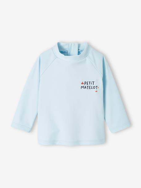 T-shirt de bain anti-UV garçon petit matelot bleu ciel 1 - vertbaudet enfant 