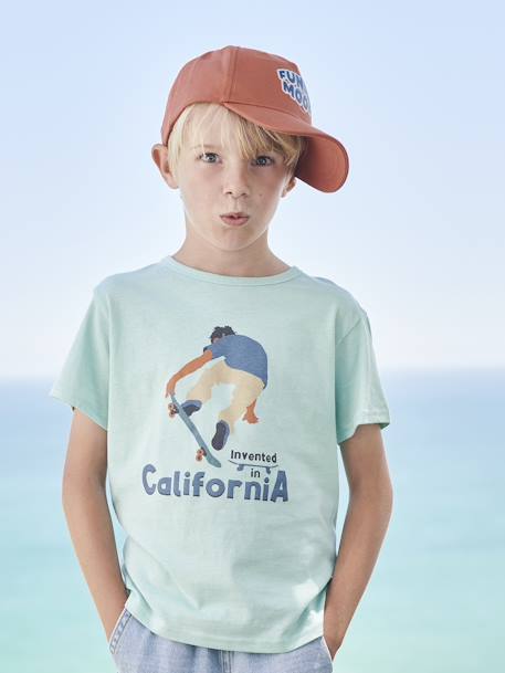 T-shirt motifs graphiques garçon manches courtes  - vertbaudet enfant