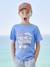 Tee-shirt 'French Riviera' garçon bleu azur 1 - vertbaudet enfant 