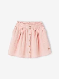 -Jupe fille en gaze de coton 