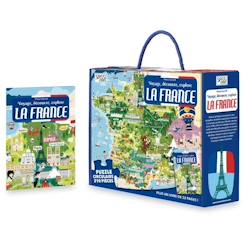 Jouet-Puzzle & Livre - Voyagez, découvrez, explorez, La France