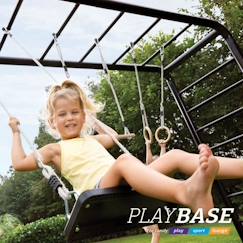 Jouet-Jeux de plein air-Jeux de jardin-Accessoire Siège de balançoire en caoutchouc pour aire de jeux PlayBase BERG (sans portique)