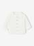 Chemise bébé col mao en gaze de coton personnalisable bleu électrique+écru+vert foncé 6 - vertbaudet enfant 