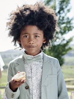 Chemise à fleurs et son noeud papillon garçon  - vertbaudet enfant