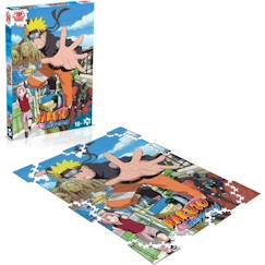 -Puzzle Naruto Shippuden Retour à Konoha 1000 pièces - Winning Moves - Dessins animés et BD - Adulte - Bleu