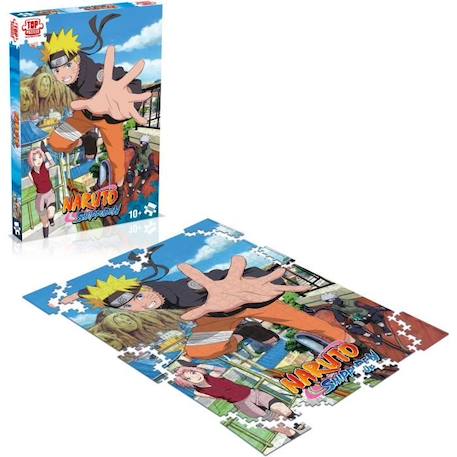 Puzzle Naruto Shippuden Retour à Konoha 1000 pièces - Winning Moves - Dessins animés et BD - Adulte - Bleu BLEU 1 - vertbaudet enfant 