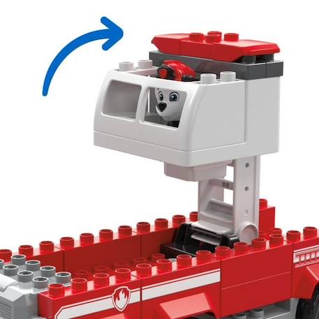Mega Bloks - Super Camion De Pompier Pat' Patrouille - Briques de construction - Dès 3 ans ROUGE 3 - vertbaudet enfant 
