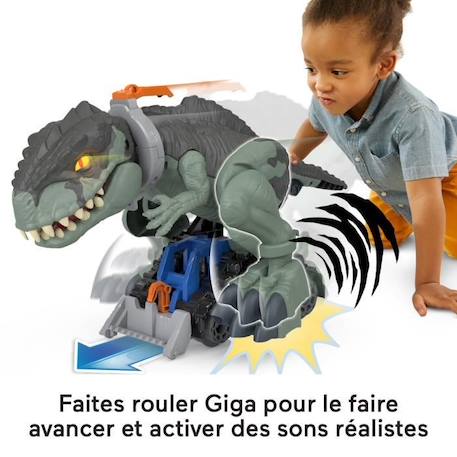 Imaginext - Fisher Price - Mega Dino Terreur - Figurine d'action 1er age - 3 ans et + GRIS 5 - vertbaudet enfant 