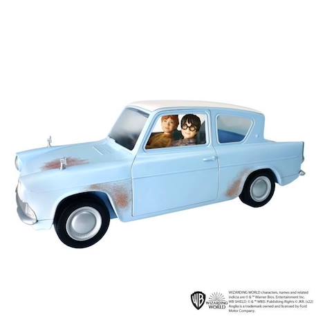 Voiture Volante Harry Potter avec 2 Poupées - Poupée Figurine - MATTEL - Bleu - 6 ans et + BLEU 2 - vertbaudet enfant 