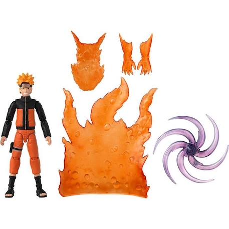 Figurine Naruto Shippuden Anime Heroes Beyond 17cm - BANDAI ORANGE 5 - vertbaudet enfant 