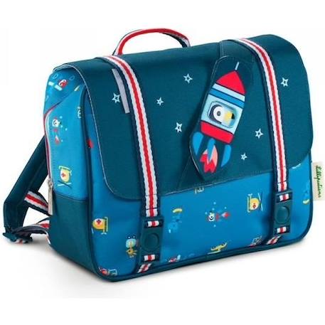 Garçon-Accessoires-Cartable, trousse-Cartable enfant en route - lilliputiens