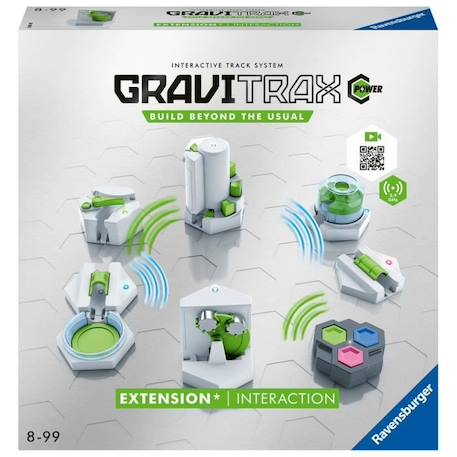 Gravitrax Power Set d'extension Interaction - Ravensburger - Connecté et électronique - A partir de 8 ans BLANC 1 - vertbaudet enfant 
