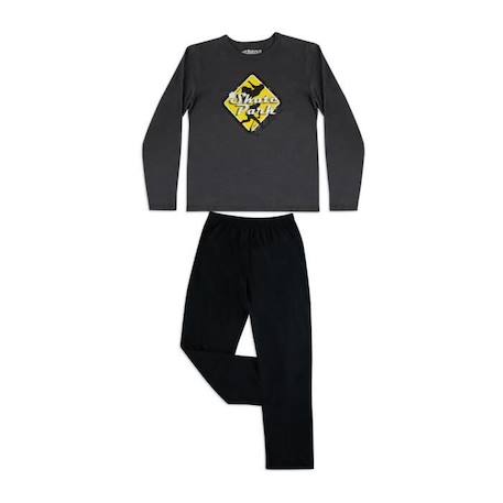 Pyjama long  Eco Pack ATHENA Anthracite-Noir Garçon NOIR 1 - vertbaudet enfant 