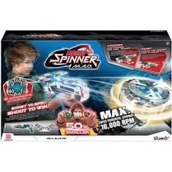 Jouet-Blaster 6 toupies - SILVERLIT - Spinner Mad - Ultra puissant - A partir de 5 ans