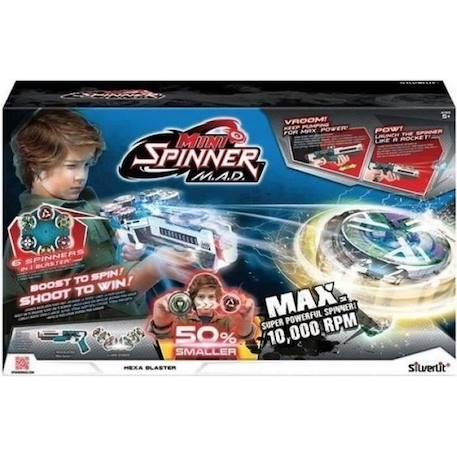 Blaster 6 toupies - SILVERLIT - Spinner Mad - Ultra puissant - A partir de 5 ans BLEU 1 - vertbaudet enfant 