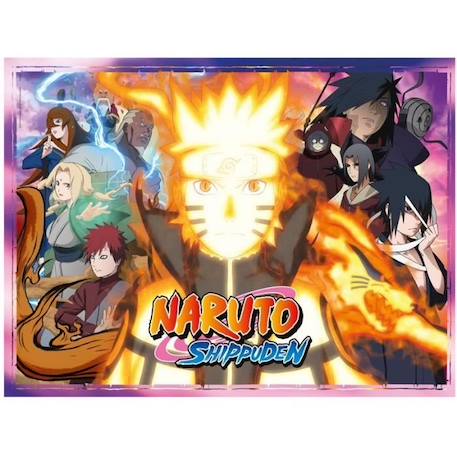 Puzzle Naruto SHIPPUDEN - WINNING MOVES - 1000 pièces - Dessins animés et BD - Jaune JAUNE 2 - vertbaudet enfant 