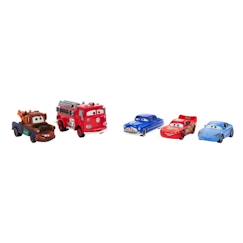 Jouet-Jeux d'imagination-Figurines, mini mondes, héros et animaux-Cars - Pack 5 Vehicules - mini-véhicules - 3 ans et +